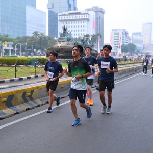 Race photo from KEMLU RUN 2026