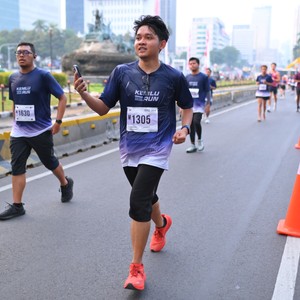 Race photo from KEMLU RUN 2026
