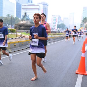 Race photo from KEMLU RUN 2026