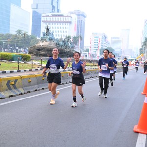 Race photo from KEMLU RUN 2026