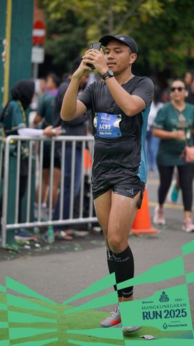 Race photo from Mangkunegaran Run 2025