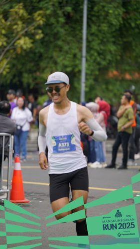 Race photo from Mangkunegaran Run 2025