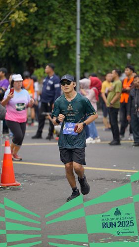 Race photo from Mangkunegaran Run 2025