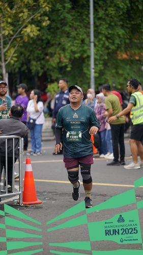 Race photo from Mangkunegaran Run 2025
