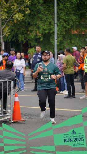 Race photo from Mangkunegaran Run 2025