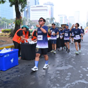 Race photo from KEMLU RUN 2026