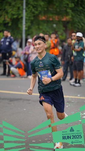 Race photo from Mangkunegaran Run 2025