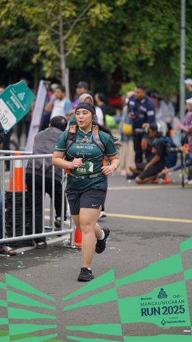 Race photo from Mangkunegaran Run 2025