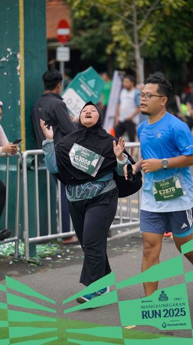 Race photo from Mangkunegaran Run 2025