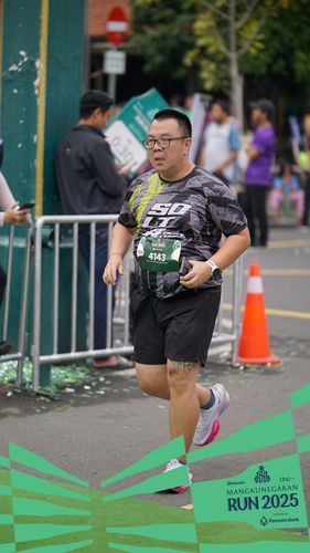 Race photo from Mangkunegaran Run 2025