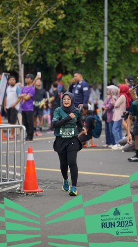 Race photo from Mangkunegaran Run 2025