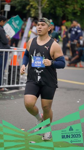 Race photo from Mangkunegaran Run 2025