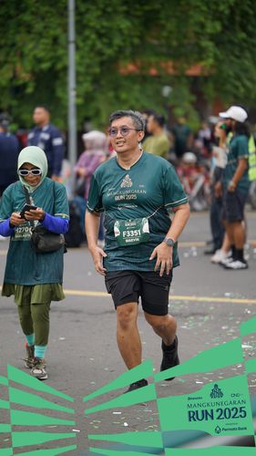 Race photo from Mangkunegaran Run 2025