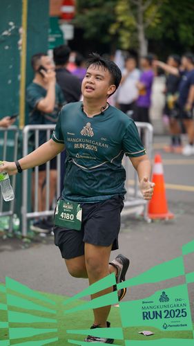 Race photo from Mangkunegaran Run 2025