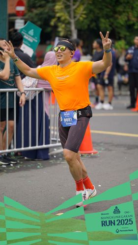 Race photo from Mangkunegaran Run 2025