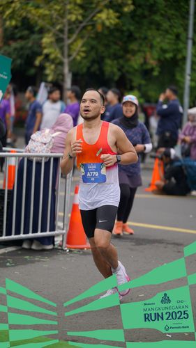 Race photo from Mangkunegaran Run 2025