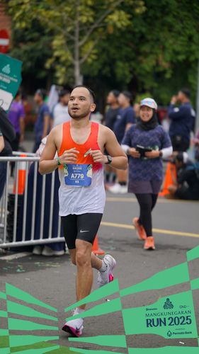Race photo from Mangkunegaran Run 2025
