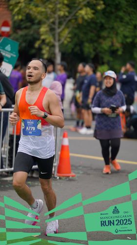 Race photo from Mangkunegaran Run 2025