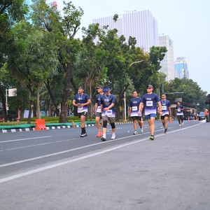 Race photo from KEMLU RUN 2026