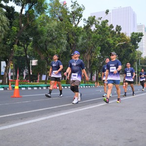 Race photo from KEMLU RUN 2026