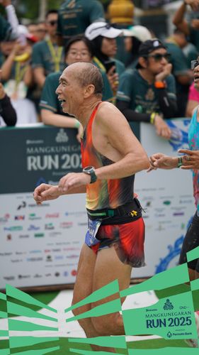Race photo from Mangkunegaran Run 2025