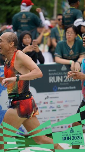 Race photo from Mangkunegaran Run 2025