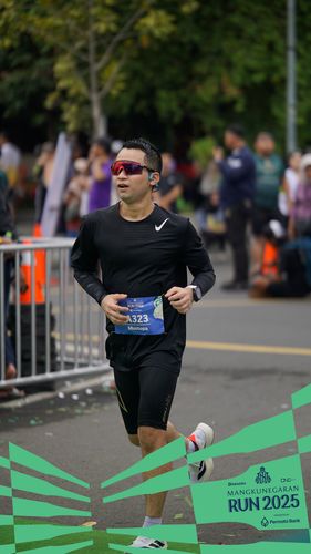 Race photo from Mangkunegaran Run 2025