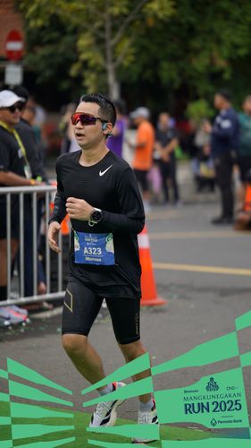 Race photo from Mangkunegaran Run 2025