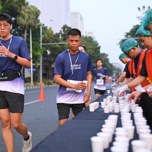 Race photo from KEMLU RUN 2026