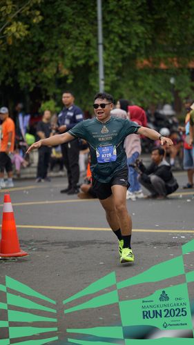 Race photo from Mangkunegaran Run 2025