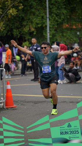 Race photo from Mangkunegaran Run 2025
