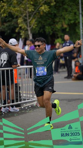 Race photo from Mangkunegaran Run 2025