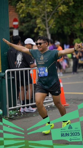 Race photo from Mangkunegaran Run 2025