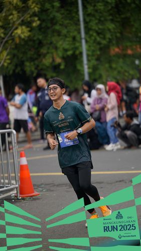 Race photo from Mangkunegaran Run 2025