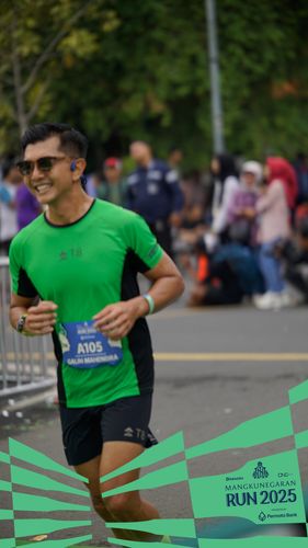 Race photo from Mangkunegaran Run 2025