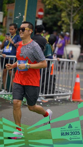 Race photo from Mangkunegaran Run 2025