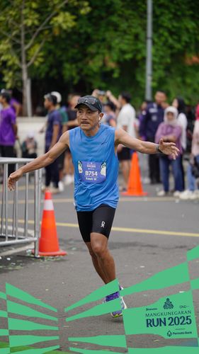 Race photo from Mangkunegaran Run 2025