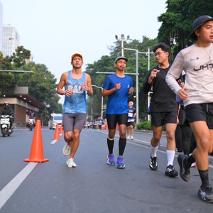 Race photo from KEMLU RUN 2026
