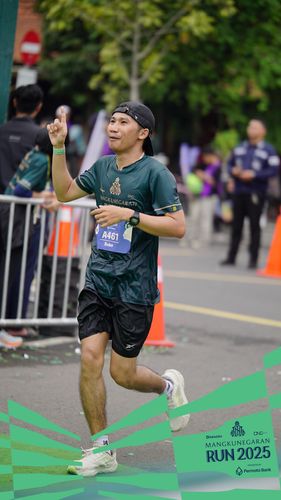 Race photo from Mangkunegaran Run 2025