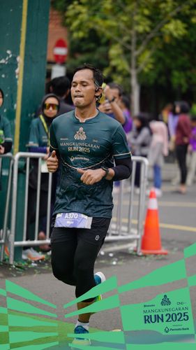 Race photo from Mangkunegaran Run 2025