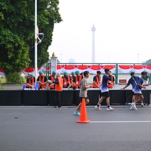 Race photo from KEMLU RUN 2026