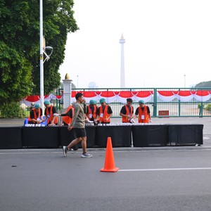 Race photo from KEMLU RUN 2026