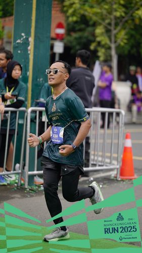 Race photo from Mangkunegaran Run 2025