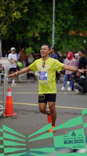 Race photo from Mangkunegaran Run 2025