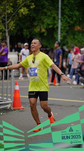Race photo from Mangkunegaran Run 2025