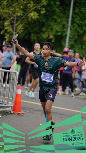 Race photo from Mangkunegaran Run 2025