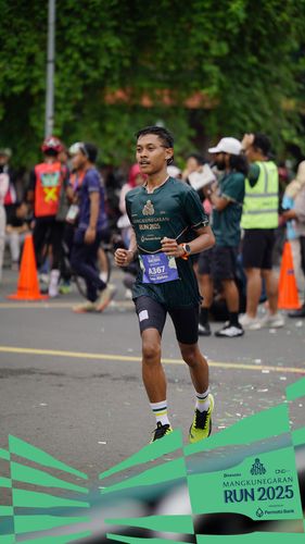 Race photo from Mangkunegaran Run 2025