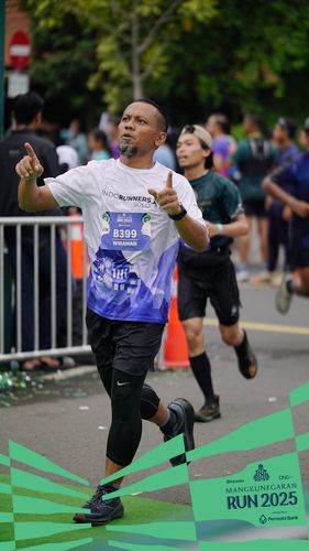Race photo from Mangkunegaran Run 2025