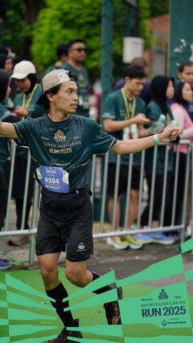 Race photo from Mangkunegaran Run 2025