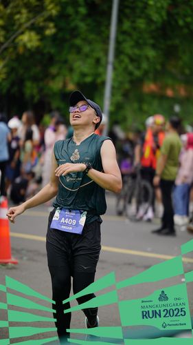 Race photo from Mangkunegaran Run 2025